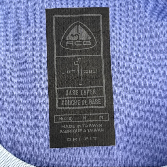 Nike ACG Dri Fit Base Layer Shirt Size Women’s Medium 8-10 - Picture 4 of 5